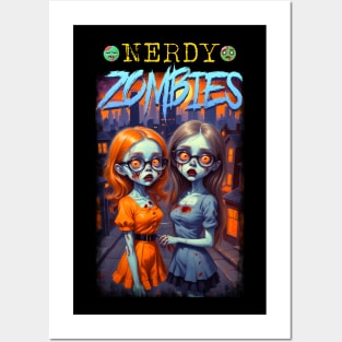 Nerdy Zombies Posters and Art